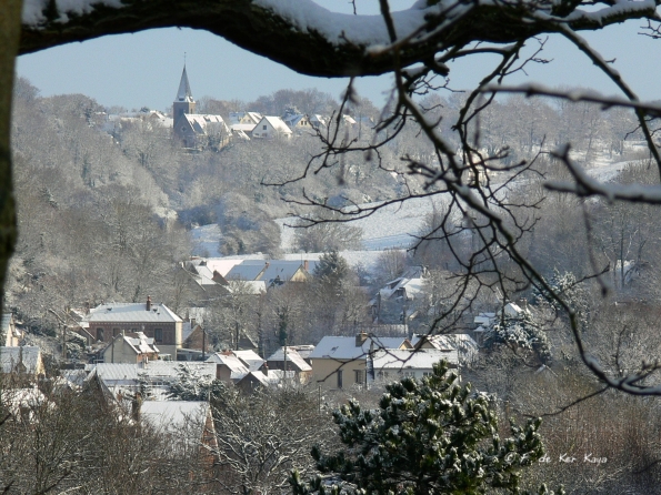 Villages sous la neige